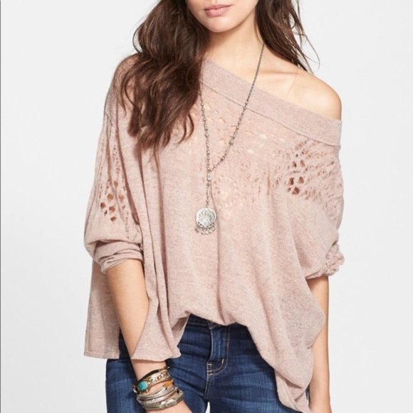 Free People Sweaters - FREE PEOPLE pointelle dolman sweater s